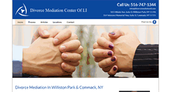 Desktop Screenshot of divorcemediationli.com